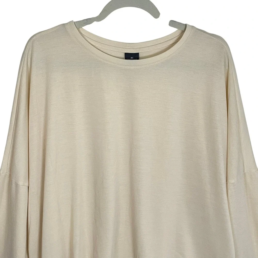 REI Cooperative XXLarge Cream Long‎ Sleeve Top Relaxed Outdoor Casual - Picture 3 of 10